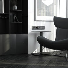 Рамка из металла на 5 постов AluMax черный алюминий W0053508 &mdash; Multielectrika