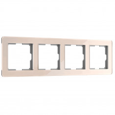Рамка из акрила на 4 поста Acrylic айвори W0042743 &mdash; Multielectrika