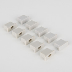 Комплект заглушек для накладного алюминиевого профиля для светодиодной ленты (5 пар) ZLL-2-ALP006 &mdash; Multielectrika