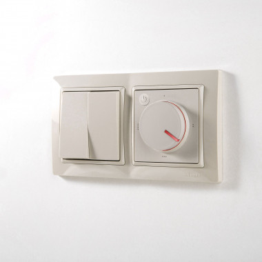 Выключатель двухклавишный (слоновая кость) W1120003 &mdash; Multielectrika