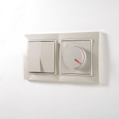 Выключатель двухклавишный (слоновая кость) W1120003 &mdash; Multielectrika