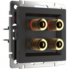 Акустическая розетка (черный матовый) W1185008 &mdash; Multielectrika