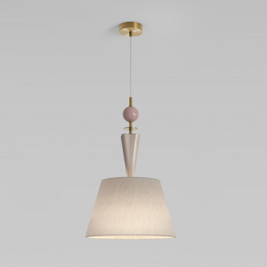 Подвесной светильник с декором из керамики 104014 &mdash; Multielectrika
