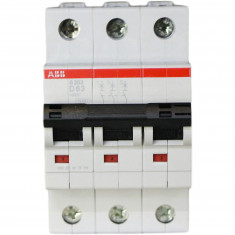 Автоматический выключатель ABB S203 D63 3-полюсный 63А 6кА (хар-ка D) 2CDS253001R0631 &mdash; Multielectrika