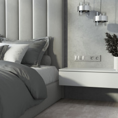 Рамка из поликарбоната на 5 постов Hammer серебряный W0052406 &mdash; Multielectrika