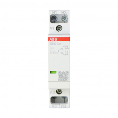 Контактор ESB20-02N-06 модульный (20А АС-1, 2НЗ), катушка 230В AC/DC 1SBE121111R0602   &mdash; Multielectrika
