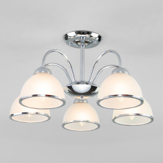 Потолочная люстра с плафонами 30174/5 хром &mdash; Multielectrika