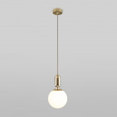 Подвесной светильник со стеклянным плафоном 50197/1 золото &mdash; Multielectrika