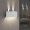 Уличный настенный светодиодный светильник WINNER DOUBLE LED IP54 35137/W белый фото 2 — Multielectrika