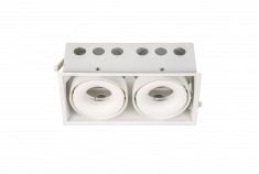 Карданный светильник COMBO-CRD2-WH-2, белый, без источника света &mdash; Multielectrika