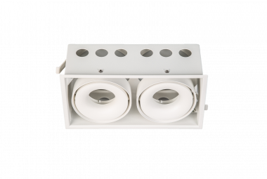 Карданный светильник COMBO-CRD2-WH-2, белый, без источника света — Multielectrika