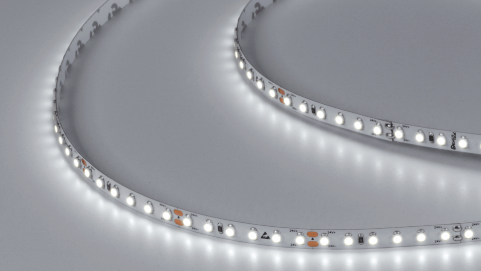 Лента светодиодная LUX 9,6 Вт/м SMD3528 Открытая (IP33), 6000К, 24В фото 1 &mdash; Multielectrika