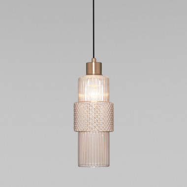 Подвесной светильник со стеклянным плафоном 50209/1 бронза — Multielectrika