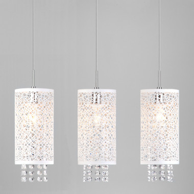 Подвесной светильник с хрусталем 1181/3 хром — Multielectrika