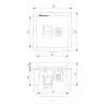 Розетка ТВ+Ethernet RJ-45 6 cat. (черный матовый) W1181308 фото 4 &mdash; Multielectrika