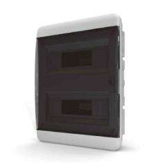 Щит распределительный встраиваемый Tekfor C IP41 на 24 модуля с прозрачной дверцей &mdash; Multielectrika