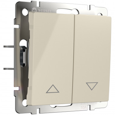 Выключатель жалюзи (слоновая кость) W1124503 &mdash; Multielectrika