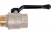 Шаровой кран Н/В Ду-32 /1-1/4" ручка черная Bugatti OREGON 03050080 фото 3 &mdash; Multielectrika
