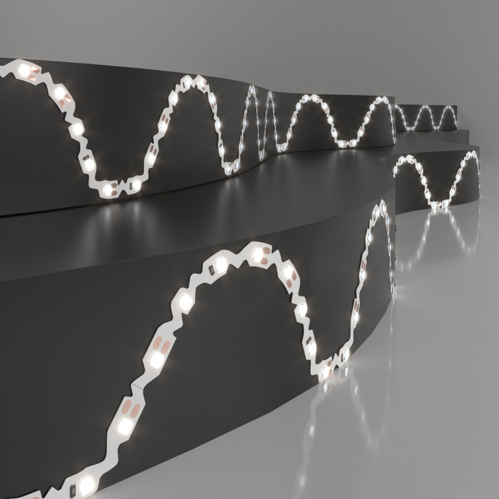 Светодиодная гибкая лента 12 В 6 Вт/м 60 Led/м 2835 IP20, дневной белый 4200K, 5 м Лента светодиодная гибкая 12V 6W 60Led 2835 IP20 дневной белый, 5м фото 1 — Multielectrika