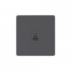 Systeme Infinity, Розетка информационная RJ-45 кат.6, FSE000786, Вулканический пепел &mdash; Multielectrika