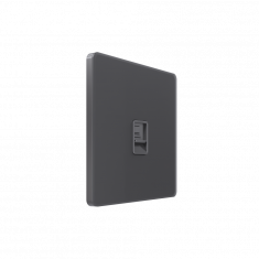Systeme Infinity, Розетка информационная RJ-45 кат.6, FSE000786, Вулканический пепел &mdash; Multielectrika
