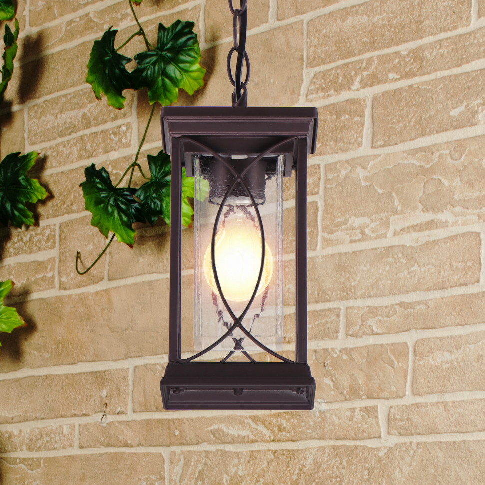 Подвесной уличный светильник Spica H черное золото IP33 GL 1026H фото 1 — Multielectrika