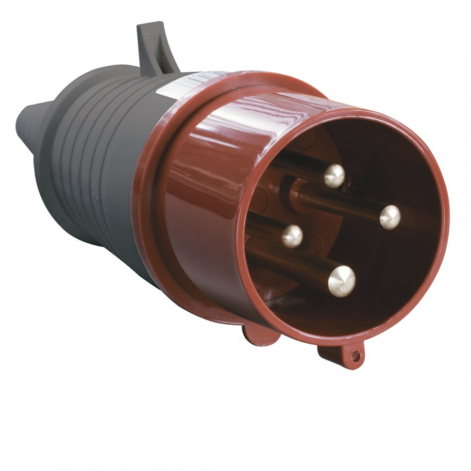 Вилка кабельная IEK ССИ-024 32А 3Р+PE IР44 переносная 380В фото 1 — Multielectrika