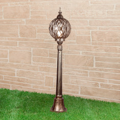 Ландшафтный светильник уличный на столбе Sirius F черное золото IP44 Sirius F черное золото &mdash; Multielectrika