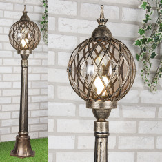 Ландшафтный светильник уличный на столбе Sirius F черное золото IP44 Sirius F черное золото &mdash; Multielectrika