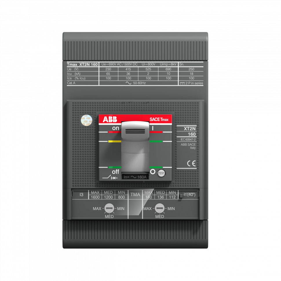 Выключатель автоматический ABB XT2N 160 TMD 16-300 3p F F фото 1 — Multielectrika