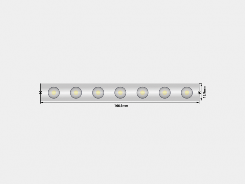 SWG-542-24-RGB15-67, лента фокусирующая 15°, IP67, 24В, SMD5050, 42led/m, 6,2W/m, RGB фото 1 — Multielectrika
