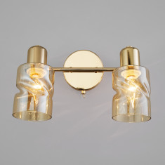 Настенный светильник с поворотными плафонами 20120/2 золото &mdash; Multielectrika