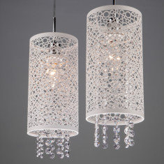 Светильник подвесной с хрусталем 1181/2 хром &mdash; Multielectrika
