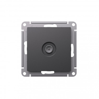 Розетка TV Systeme Electric AtlasDesign оконечная, 1DB, базальт — Multielectrika