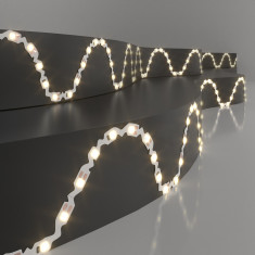 Светодиодная гибкая лента 12 В 6 Вт/м 60 Led/м 2835 IP20, теплый белый 3300K, 5 м Лента светодиодная гибкая 12V 6W 60 Led S 2835 P20 теплый белый &mdash; Multielectrika