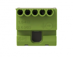 Клеммник самозажимной ABB PE 5x4+1x25мм ZK51G 1SPE007715F9712 &mdash; Multielectrika