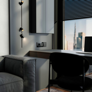 Рамка из стекла на 3 поста Favorit черный W0031108 — Multielectrika