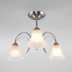 Потолочная люстра с плафонами 30173/3 сатин-никель &mdash; Multielectrika