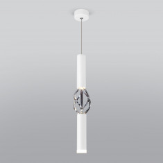 Подвесной светодиодный светильник 50191/1 LED белый/хром &mdash; Multielectrika
