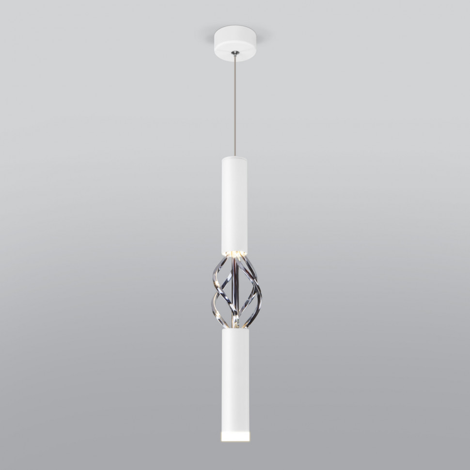 Подвесной светодиодный светильник 50191/1 LED белый/хром фото 1 — Multielectrika