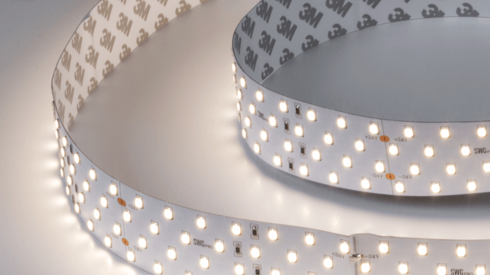 Лента светодиодная SMD 2835, 280 LED/м, 26 Вт/м, 24В , IP20, Нейтральный белый фото 1 — Multielectrika