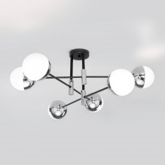 Умная потолочная люстра в стиле лофт 70129/6 хром Smart &mdash; Multielectrika