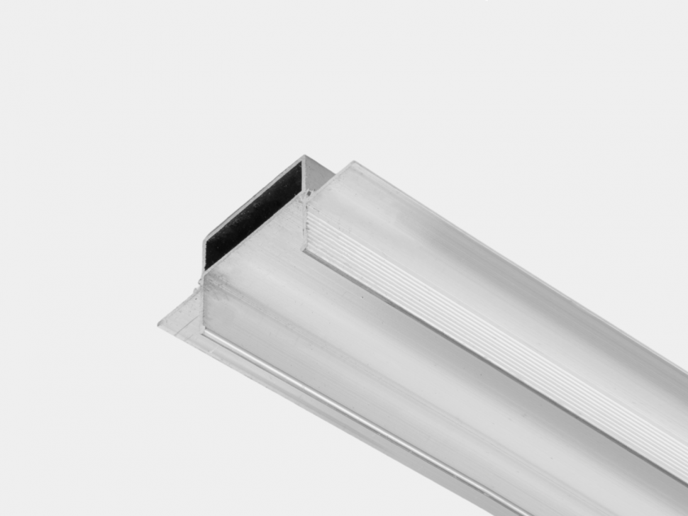 Профиль PG-TR2-35 80x32x2000мм для гипсокартона под установку треков TR2 (заглушки в комплекте) фото 1 — Multielectrika