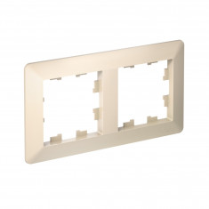 Рамка на 2 поста Systeme Electric AtlasDesign Air бежевый &mdash; Multielectrika