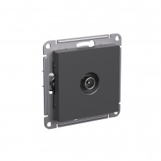 Розетка TV Systeme Electric AtlasDesign проходная, 4DB, базальт &mdash; Multielectrika