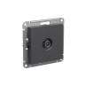 Розетка TV Systeme Electric AtlasDesign проходная, 4DB, базальт