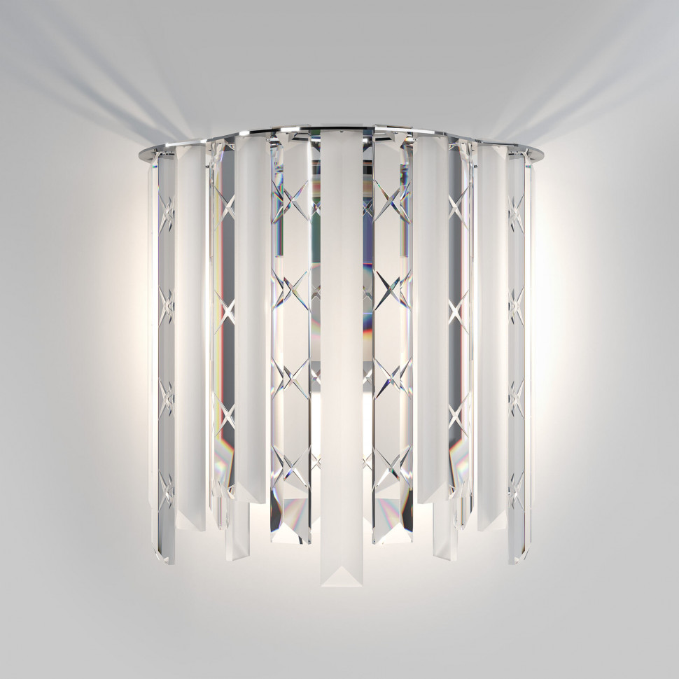 Настенный светильник с хрусталем 101011 хром фото 1 — Multielectrika