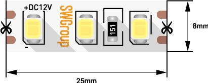 Лента светодиодная SWG SWG2120 007262 фото 1 — Multielectrika