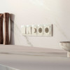 Рамка из поликарбоната на 5 постов Snabb Basic слоновая кость W0052003 фото 3 &mdash; Multielectrika