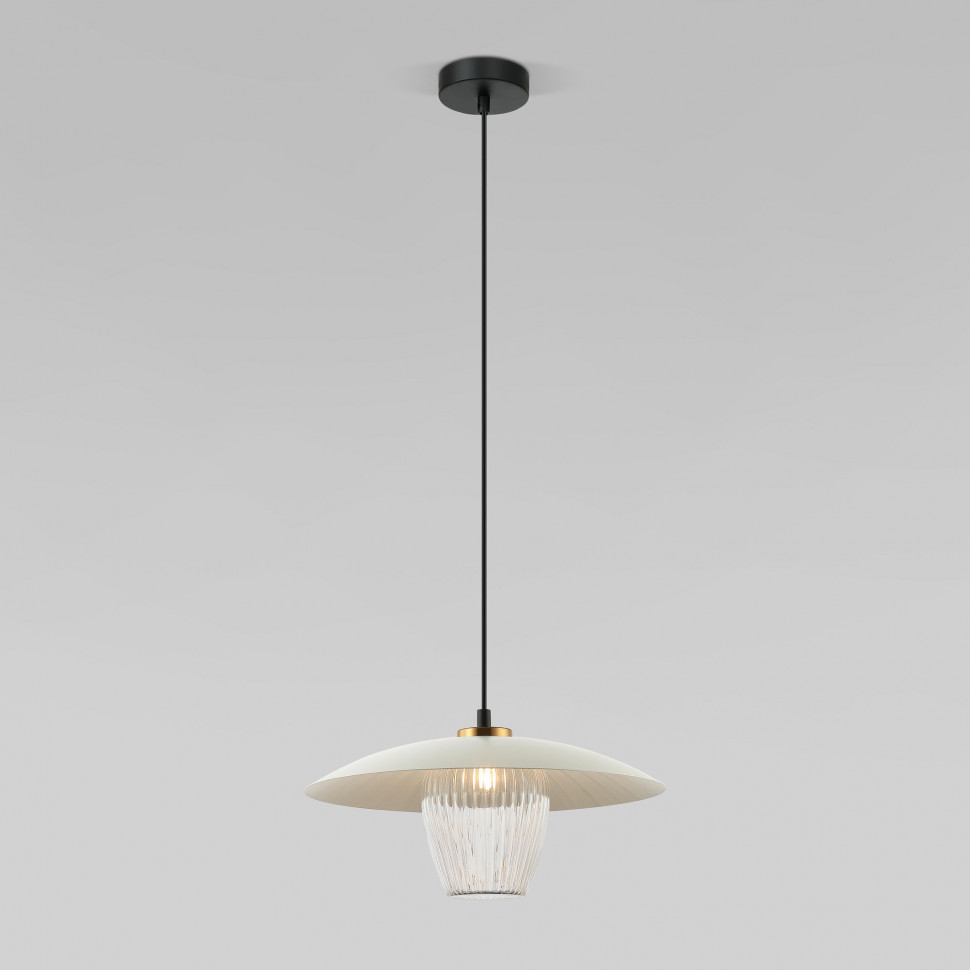 Подвесной светильник 50259/1 белый/прозрачный фото 1 &mdash; Multielectrika